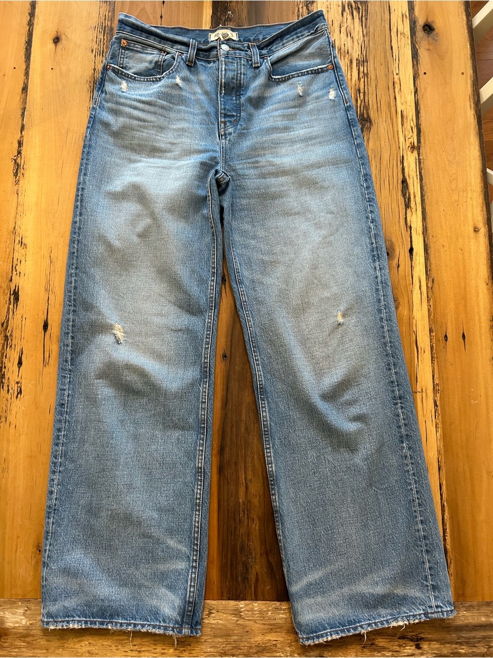 Madewell Low Slung Baggy Jeans Size 27